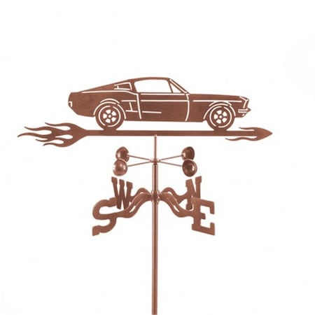 Veranda Mustang Car Weathervane with Roof Mount VE22727